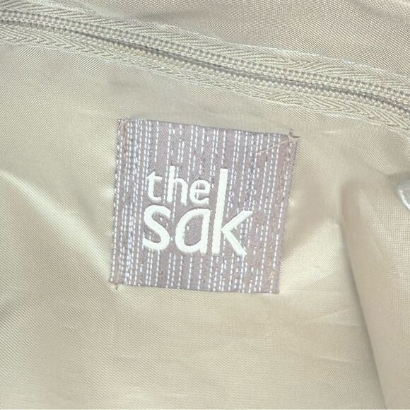 The Sak Taupe Tan Soft Crochet Knit Single Strap Crossbody Shoulder Bag - Picture 14 of 15